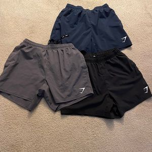 3 pairs Gym Shark shorts